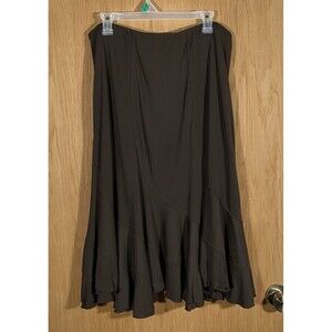 Vintage Y2K Women's Plus Sz 2X WhimsiGoth Skirt Brown Fairygrunge Forest Fairy